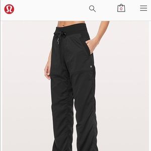 Lululemon Studio Pant (unlined and unhemmed) Sz 4